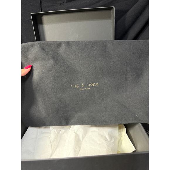 $525 MSRP - Rag & Bone Beha Nude Suede Bootie - Sz 7.5 - NWB - Picture 9 of 9